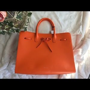 NWT MANSUR GAVRIEL ORANGE LARGE SUN BAG —NO STRAP